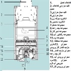 قطعات تشکیل دهنده آبگرمکن دیواری